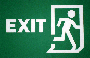 Exit Text/Running Man