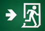 Right Arrow and Man